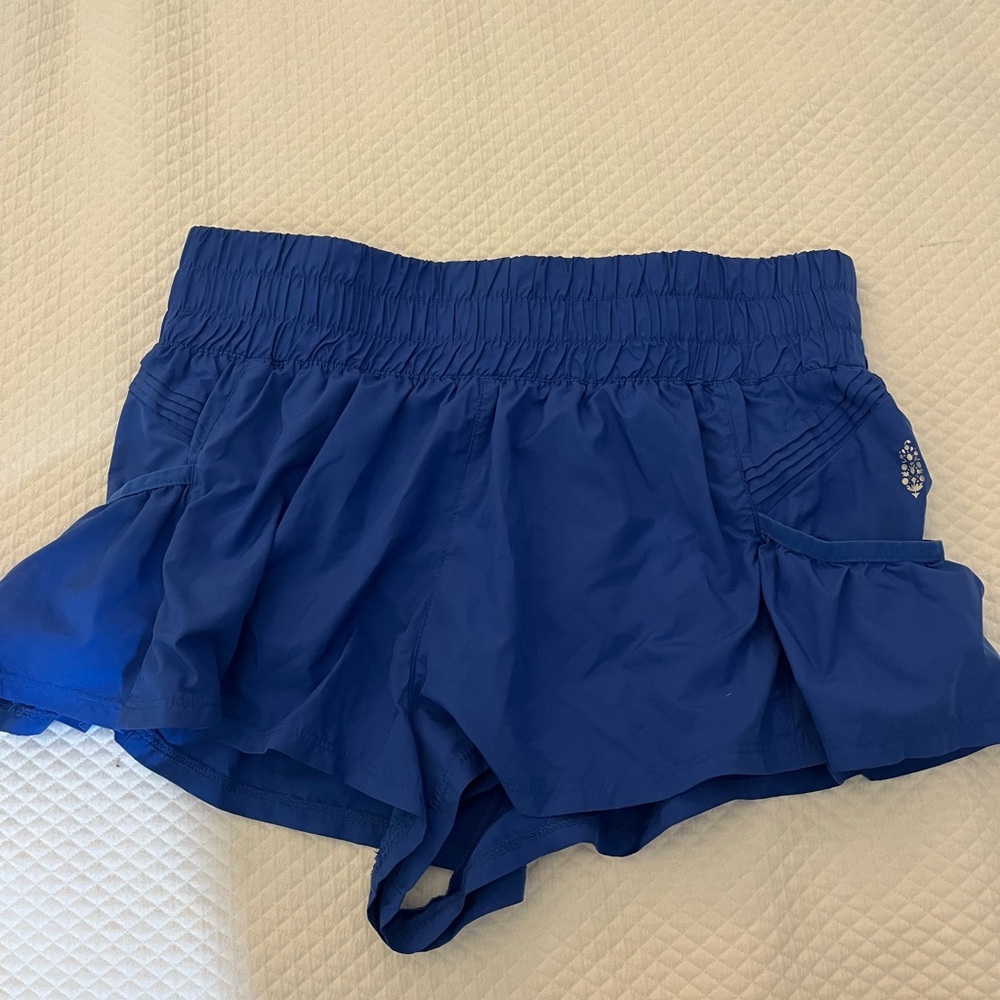 Women's Blue Athletic Shorts
